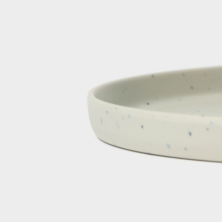 Dish "marble", d = 20.5 cm, gray color-2