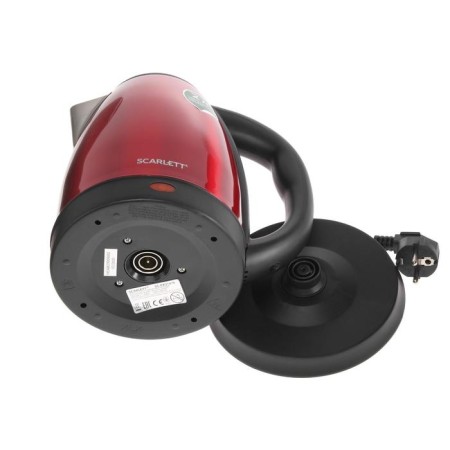 Electric kettle Scarlett SC-EK21S76, metal, 2 l, 1800 watts, red-5