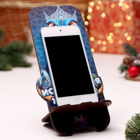 Stand for the phone "Snake 2025. Filling desires", 19 x 8cm-2