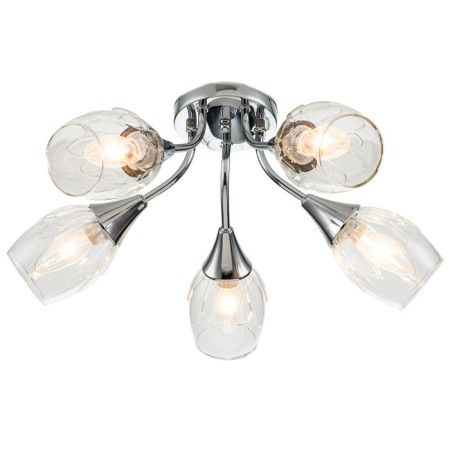 Ceiling lamp 5x40W E14, size 50x50x20 cm