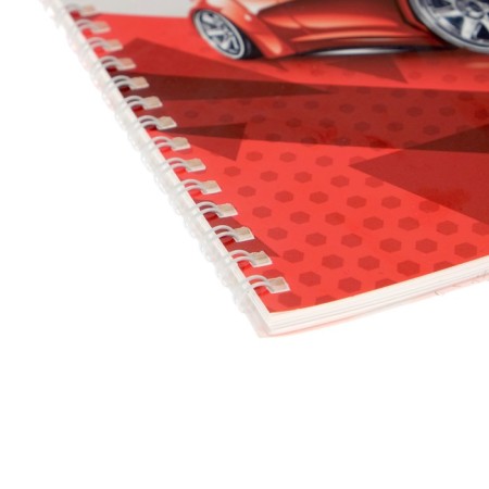 Album for drawing A4, 24 sheets on the crest "Red Machine", covered cardboard, block 100 g/m²-2