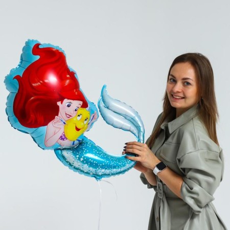 Air balloon "Ariel", 16 inch, foil, princesses-4