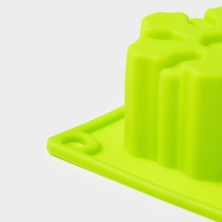 Silicone form for baking the shade "Snowflake", 30 × 17.5 cm, 11 cells, light color-3