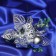 Decor "Winter Fairy Tale" ball Bubenchik Gift, 15 cm, silver