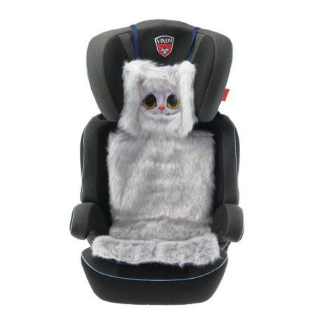 Autoniash cape for children's car seats, cat, light gray-1