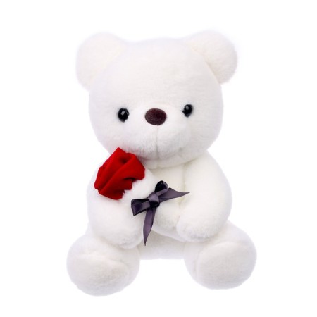 Soft toy "Trunk with a flower", color mix