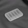 Organizer for needlework, 5 departments, 8.1 × 5.5 × 1.7 cm, the color is transparent