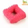 Bruttail toy for dogs from latex "Square", 8.5 x 8.5 cm, pink