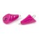 Cargo bullet-exentric painted pissy Yaman 10 pcs., 14 g, purple
