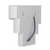 Bra "Kauri" 1he27 12W white 18x17x9.5 cm