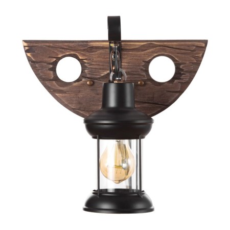 Sconces "castle" E27 40W black 30x23x36 cm-3