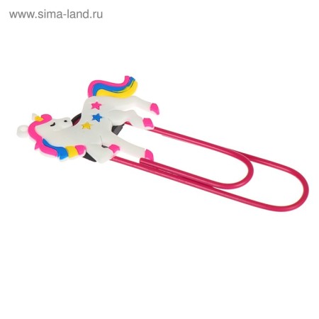 The bookmark is large 11 cm "Unicorn", mix-3