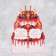 Volumetric cards "Happy birthday", cake, 12.1 × 17.8 cm