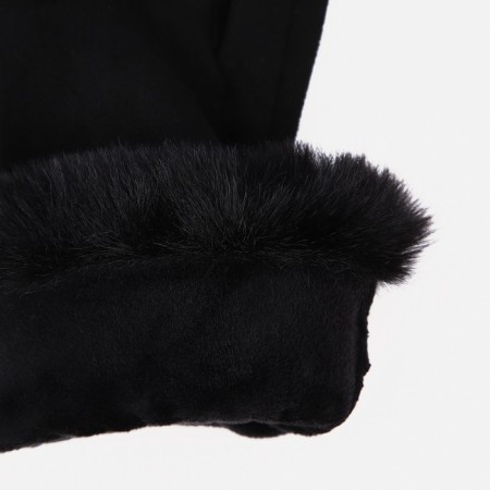 Gloves are female, dimensionless, without insulation, black color-2