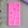 Mold Silicon "Button" 14 items 1x11.5x5.8 cm