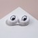 Container for contact lenses "Eyes", packing 20 pcs, white color