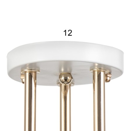 Frida chandelier 3he27 40W white-gold 48x48x26 cm Bayerlux-7