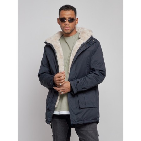 Winter male park, size 54, dark blue color-7