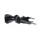 Shoe shoes, steam, flat, with a reflective strip, 10 mm, 70 cm, dark blue color