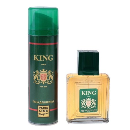 Gift set for men: toilet water King+shaving foam-5