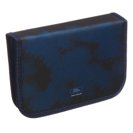 Penal 1 section 140 x 210 x 40 mm, folding pocket and cosmetic bag, fabric, calligrata topontent "sneakers"-2