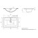 Sink uperwood Foster Quartz, quartz, 60 cm, white matte, jasmine