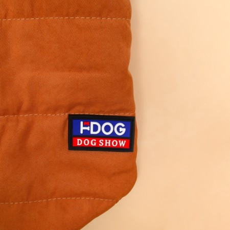 Jacket for dogs with a harness, size p 2xl (ds 45 cm, osh 40 cm, og 58 cm), mustard-7