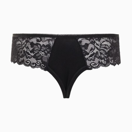 Cowards women's thongs, black color, size 50-7