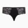 Cowards women's thongs, black color, size 50
