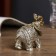 Souvenir Polystone "Seven Elephants in Popons with a magnificent flower" H-10; 9; 8; 7; 6; 5; 4 cm
