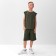 A set for a boy (T -shirt and shorts) minku, Khaki color, height 152 cm