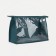 Lightning cosmetic bag, green color