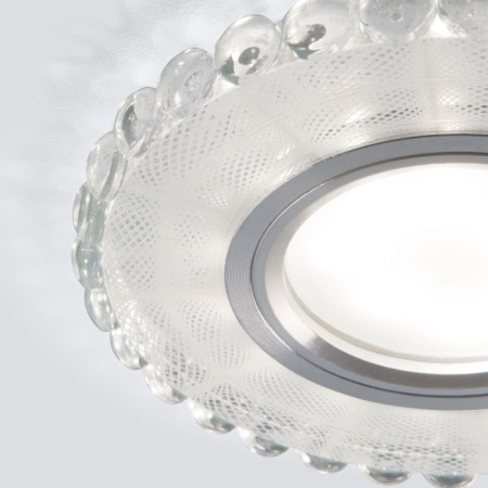 A spotlight with LED lighting Elektrostandard, Ligat, 101x101x19 mm, G5.3, 4200K, Mirror, White color-4