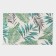 Palm branch rug for the house, 40 × 65 cm, green color