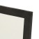Black floor mirror, 160x60x5 cm