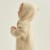 Knitted cardigan with a hood SL Home, r.92-98 cm, milk