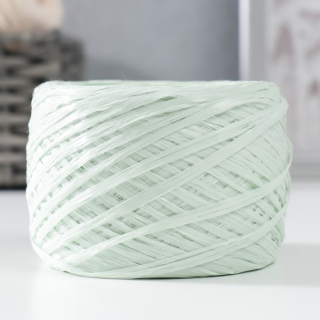 Yarn "for knitting mochecks" 100% polypropylene 400m/100 ± 10 g in the form of a ball (light green)