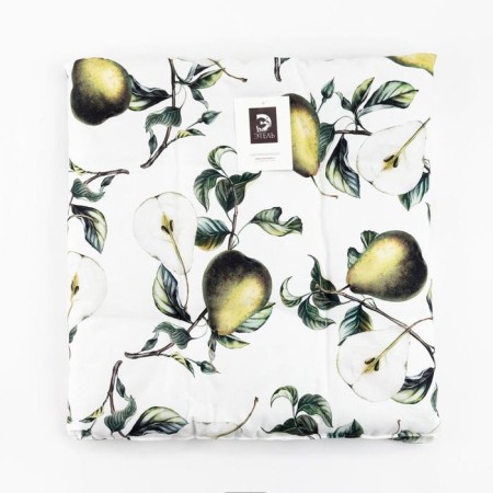 Siddle for a chair "Ethel" pears 42x42cm, 100% cotton 190 g/m2-4