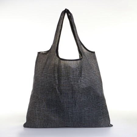 Household bag without fastening, folding, black color-1