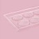 Form for chocolate and sweets "Wave", 8 cells, 22 × 11 cm, transparent color
