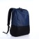 Backpack from textiles on lightning, Erich Krause, 1 pocket, USB connector, blue color