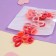 Hair elastic band "Classic Mahrushka" (set 50 pcs) 2 cm, pink