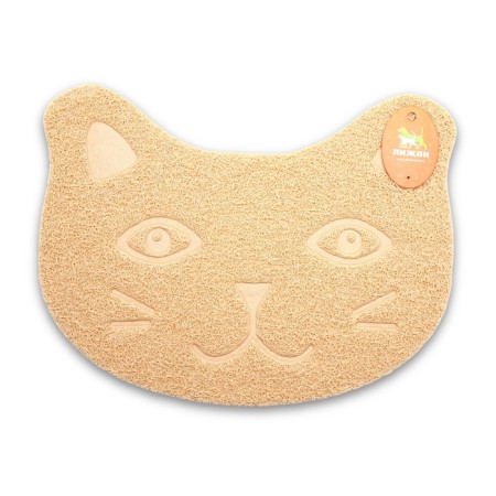 2-in-1 rug for a bowl/toilet for animals "Kisa", 40 x 30 cm, beige-5