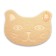 2-in-1 rug for a bowl/toilet for animals "Kisa", 40 x 30 cm, beige