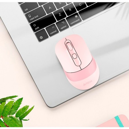 Mouse A4Tech FSTYLER FB10C, optical, wireless, 2400DPI, USB, pink-5