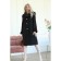 Female coat, size 42, black color