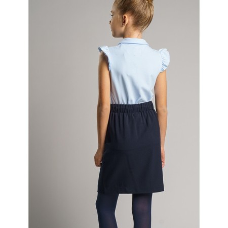 Футболка-поло для девочки, рост 140 см-8