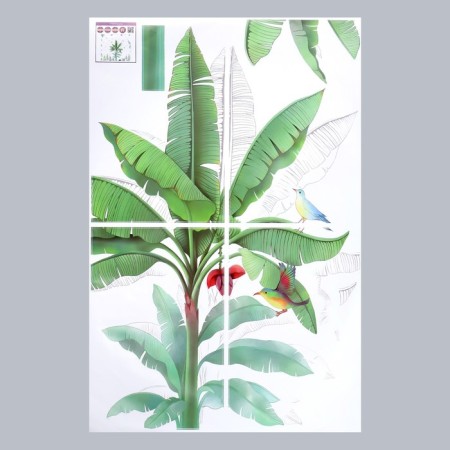 Stick plastic interior color "Poultry" 60x90 cm-1