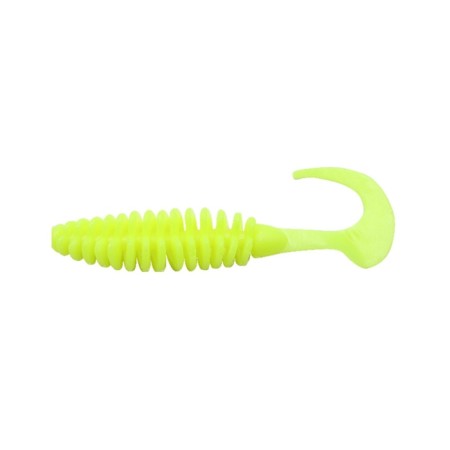 Twizter Yaman Pro Battle Tail, p.12.7 cm, color #02 - chartreuse, 3 pcs.