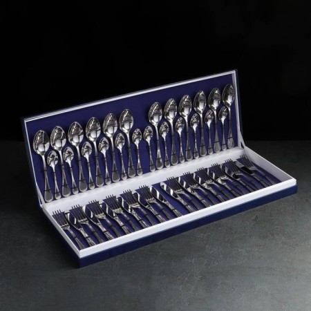 Set of dining room "Sonata" ("imperial"), 48 items, thickness 2 mm, decorative box